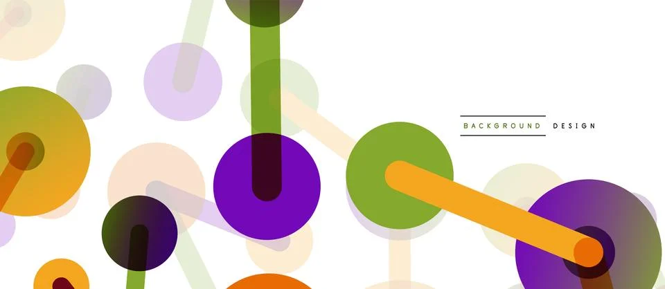 Network concept abstract background. Dots connection. Big data idea. Business Stock Illustration