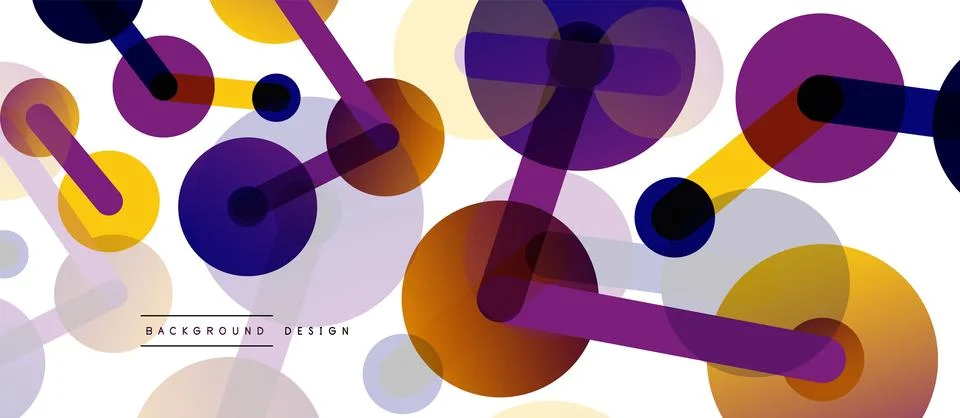 Network concept abstract background. Dots connection. Big data idea. Business Stock Illustration