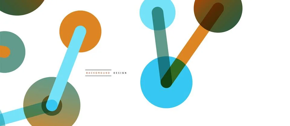 Network concept abstract background. Dots connection. Big data idea. Business 스톡 일러스트