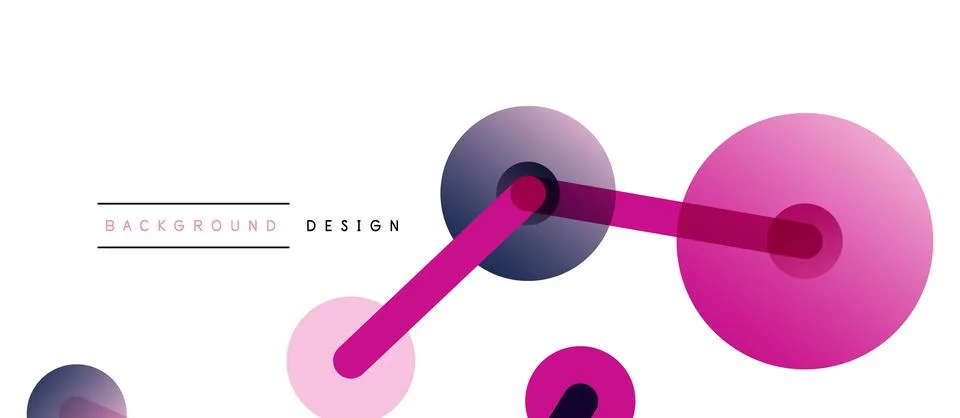 Network concept abstract background. Dots connection. Big data idea. Business Stock Illustration