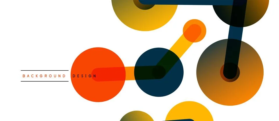 Network concept abstract background. Dots connection. Big data idea. Business Illustrazione stock