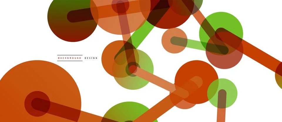 Network concept abstract background. Dots connection. Big data idea. Business Stock Illustration