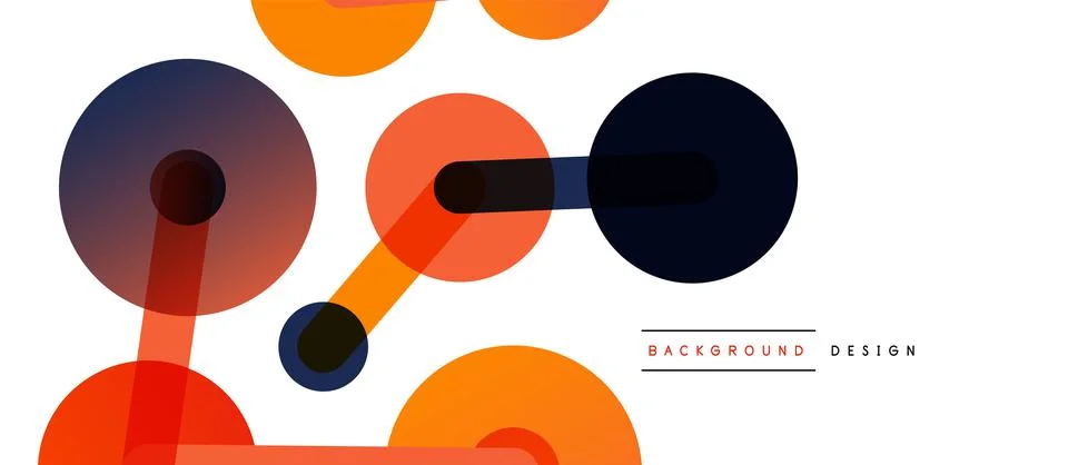 Network concept abstract background. Dots connection. Big data idea. Business Stock Illustration