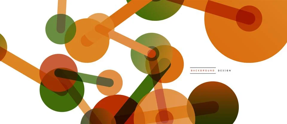 Network concept abstract background. Dots connection. Big data idea. Business Stock Illustration