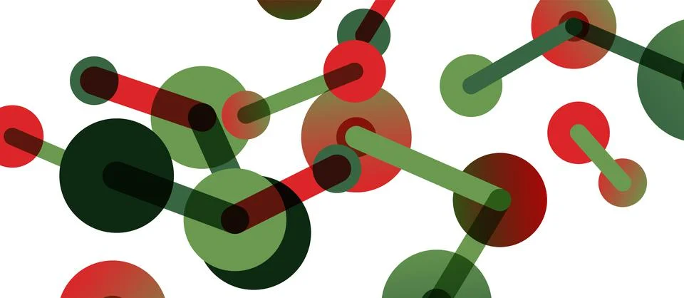 Network concept abstract background. Dots connection. Big data idea. Business Stock Illustration