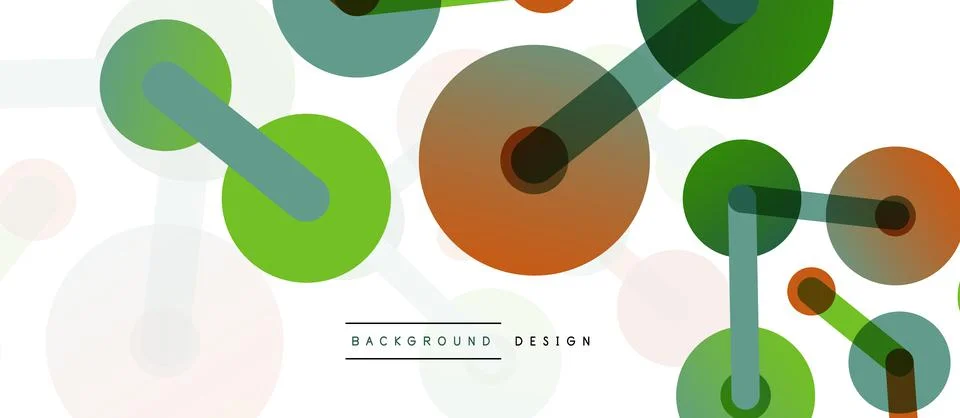 Network concept abstract background. Dots connection. Big data idea. Business Stock Illustration
