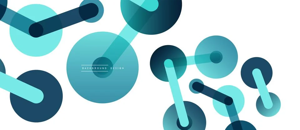 Network concept abstract background. Dots connection. Big data idea. Business Illustrazione stock