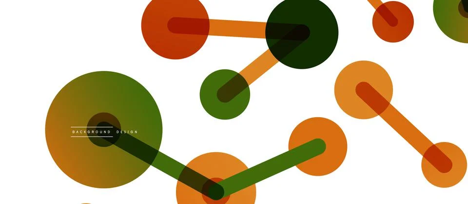 Network concept abstract background. Dots connection. Big data idea. Business Illustrazione stock