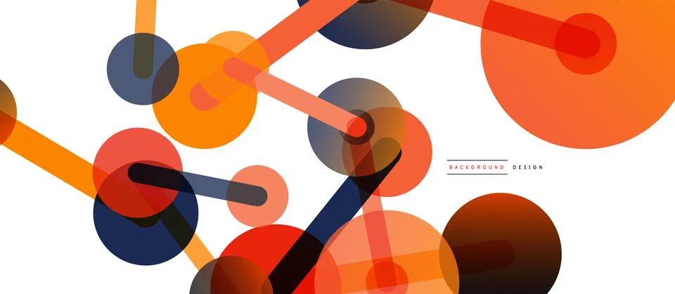 Network concept abstract background. Dots connection. Big data idea. Business Illustrazione stock