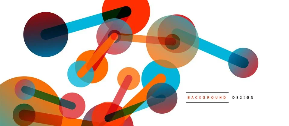 Network concept abstract background. Dots connection. Big data idea. Business 스톡 일러스트