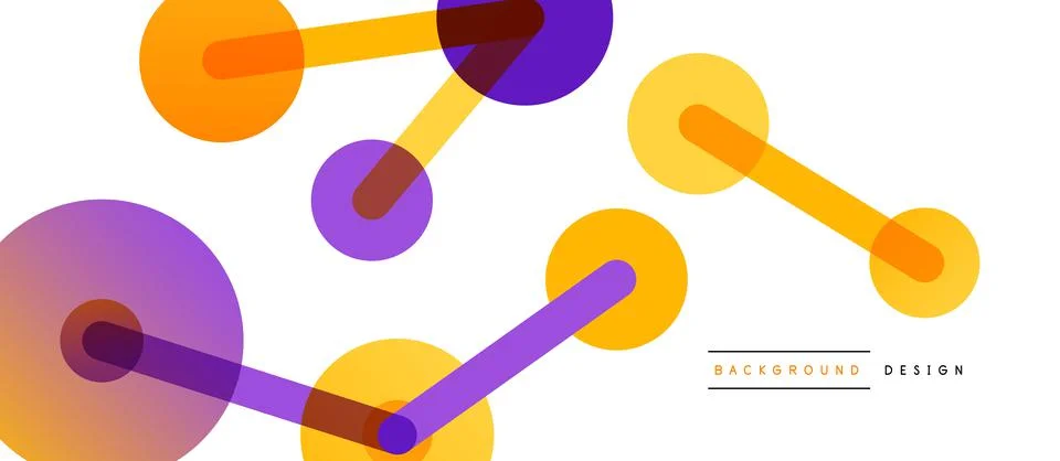 Network concept abstract background. Dots connection. Big data idea. Business Stock Illustration