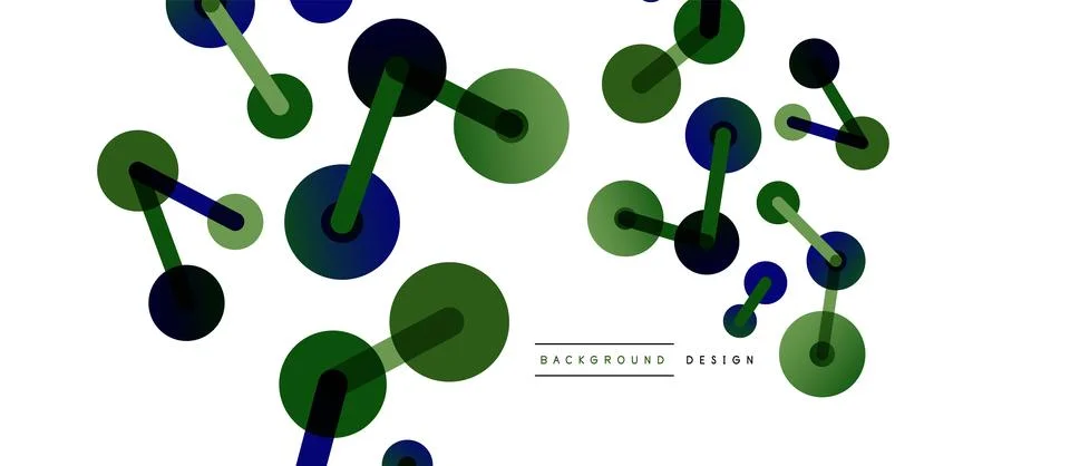 Network concept abstract background. Dots connection. Big data idea. Business Stock Illustration