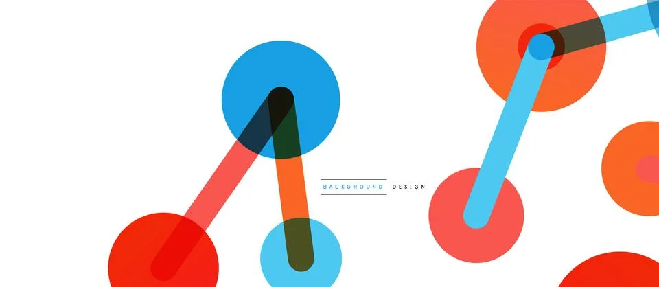 Network concept abstract background. Dots connection. Big data idea. Business Stock Illustration