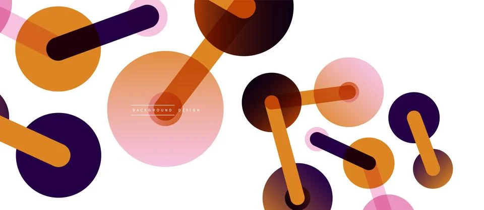 Network concept abstract background. Dots connection. Big data idea. Business Stock Illustration