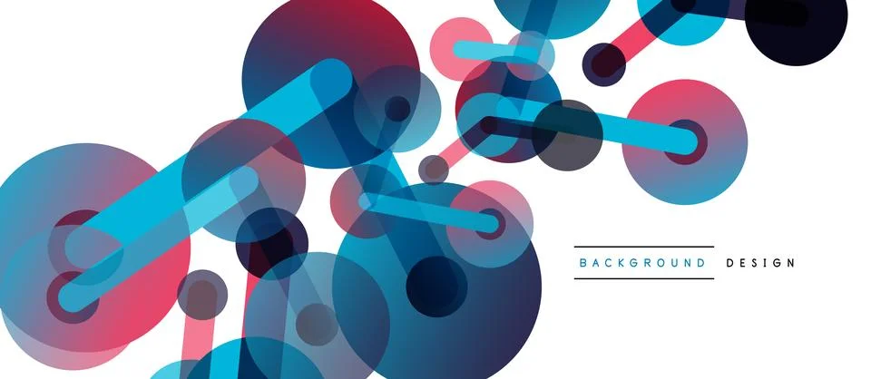 Network concept abstract background. Dots connection. Big data idea. Business 스톡 일러스트