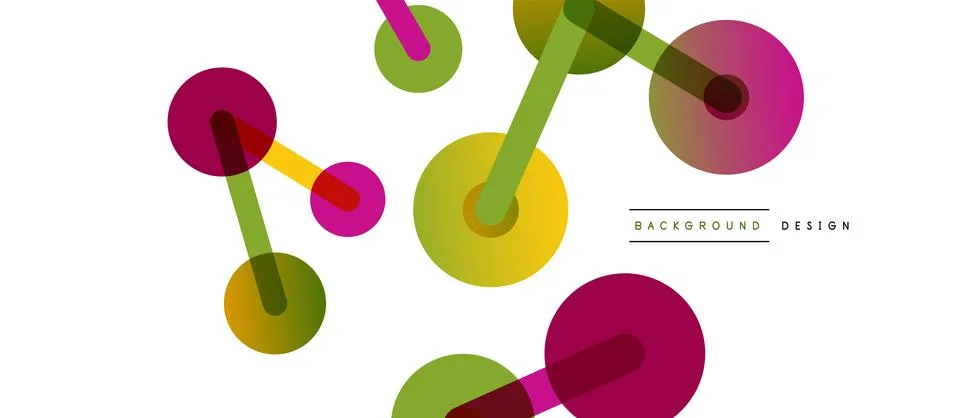 Network concept abstract background. Dots connection. Big data idea. Business Stock Illustration