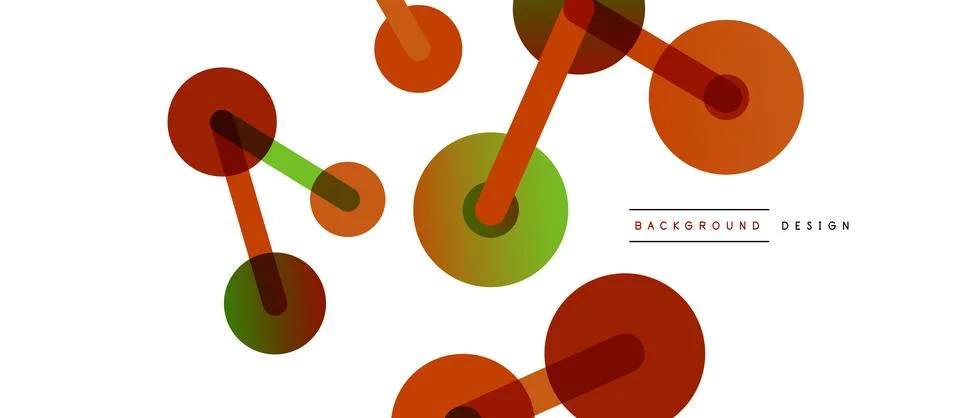 Network concept abstract background. Dots connection. Big data idea. Business Stock Illustration