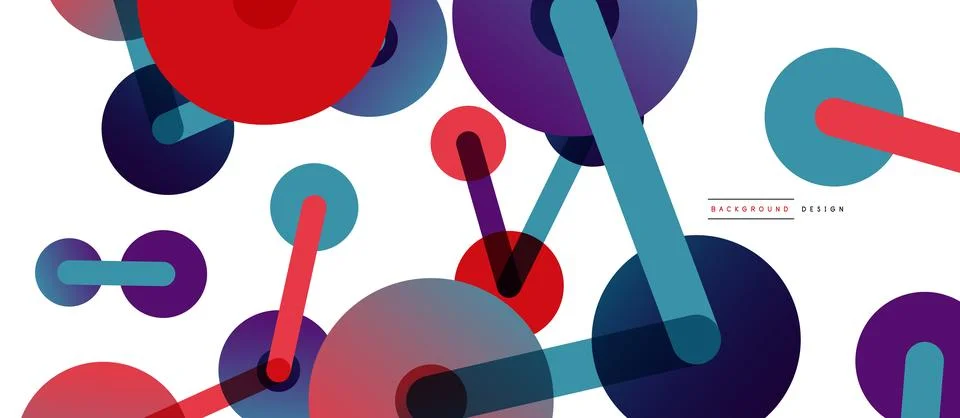 Network concept abstract background. Dots connection. Big data idea. Business Illustrazione stock