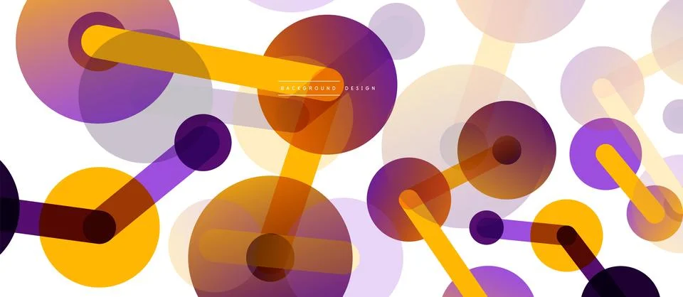 Network concept abstract background. Dots connection. Big data idea. Business Stock Illustration