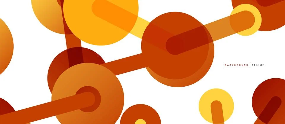 Network concept abstract background. Dots connection. Big data idea. Business Stock Illustration