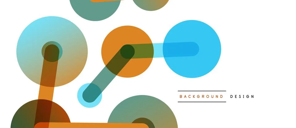 Network concept abstract background. Dots connection. Big data idea. Business Stock Illustration