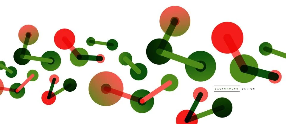 Network concept abstract background. Dots connection. Big data idea. Business Stock Illustration