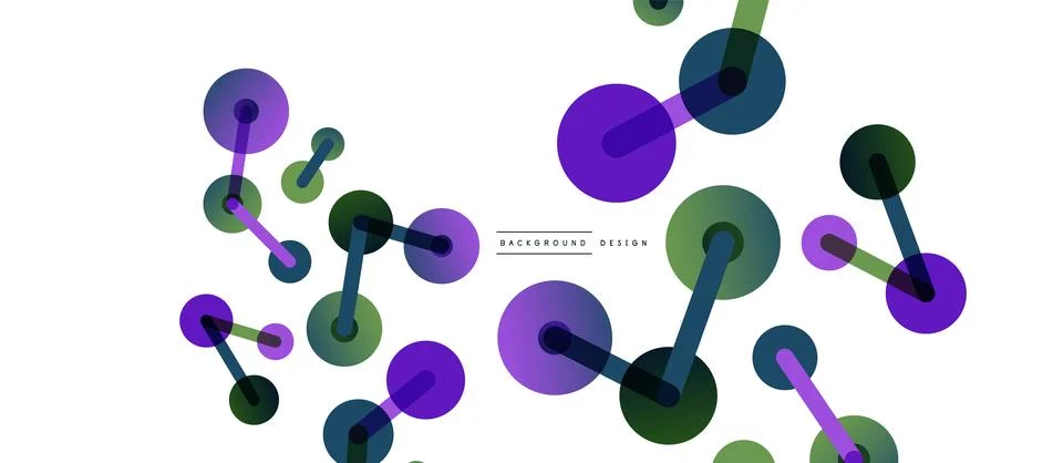 Network concept abstract background. Dots connection. Big data idea. Business Stock Illustration