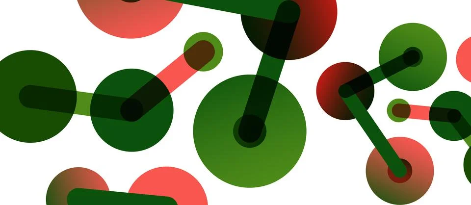 Network concept abstract background. Dots connection. Big data idea. Business Illustrazione stock