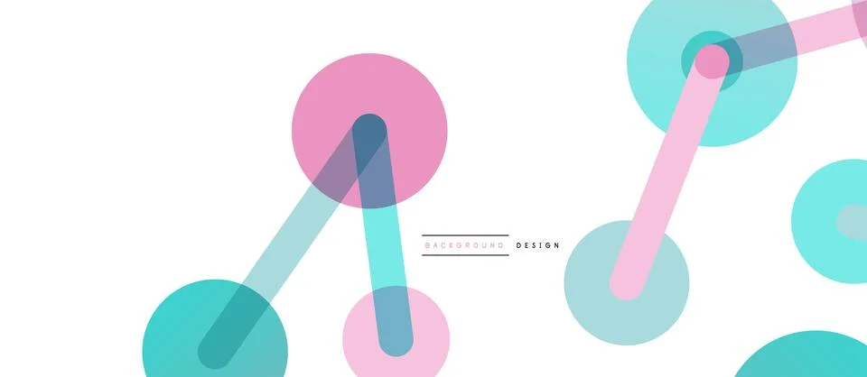 Network concept abstract background. Dots connection. Big data idea. Business Stock Illustration