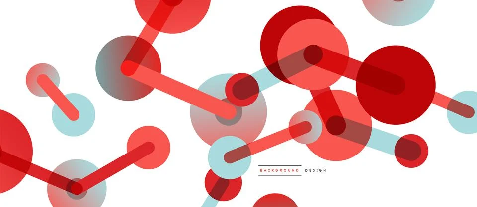 Network concept abstract background. Dots connection. Big data idea. Business Stock Illustration