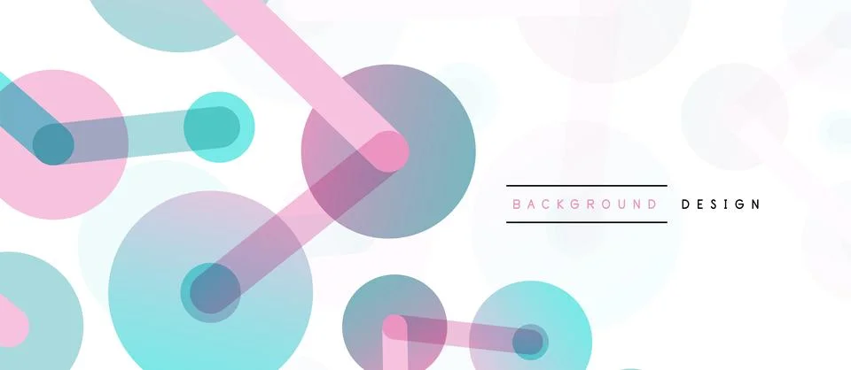 Network concept abstract background. Dots connection. Big data idea. Business Stock Illustration