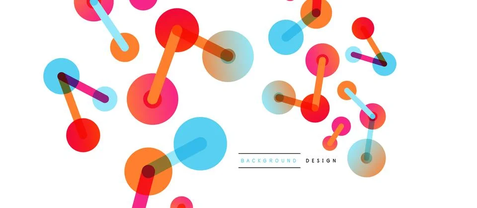 Network concept abstract background. Dots connection. Big data idea. Business 스톡 일러스트