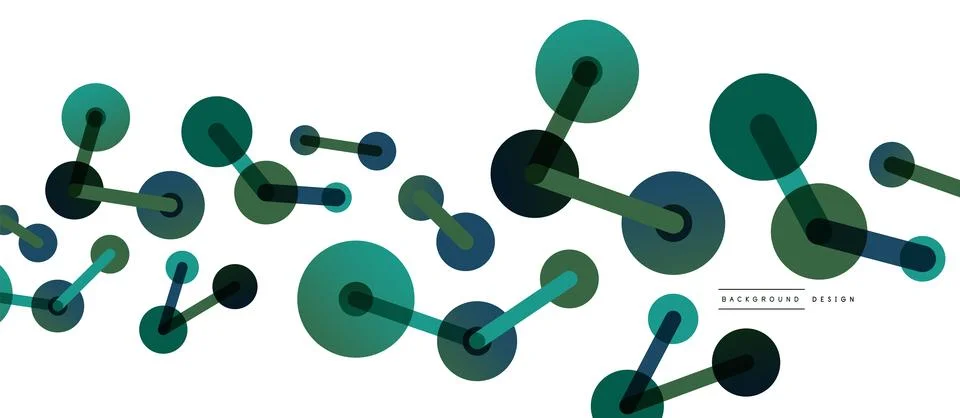 Network concept abstract background. Dots connection. Big data idea. Business 스톡 일러스트
