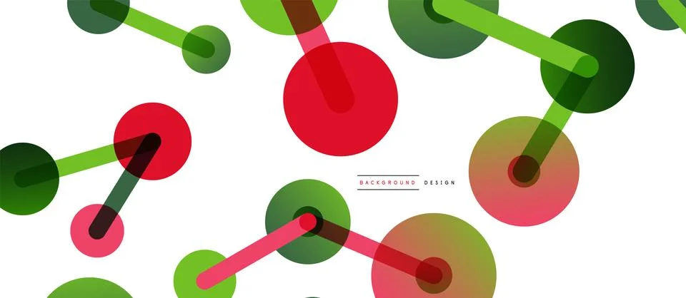 Network concept abstract background. Dots connection. Big data idea. Business Stock Illustration