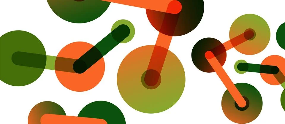 Network concept abstract background. Dots connection. Big data idea. Business Illustrazione stock