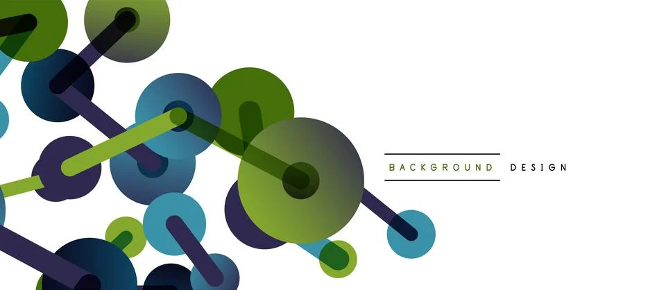 Network concept abstract background. Dots connection. Big data idea. Business Stock Illustration