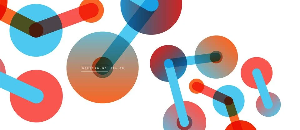 Network concept abstract background. Dots connection. Big data idea. Business Stock Illustration