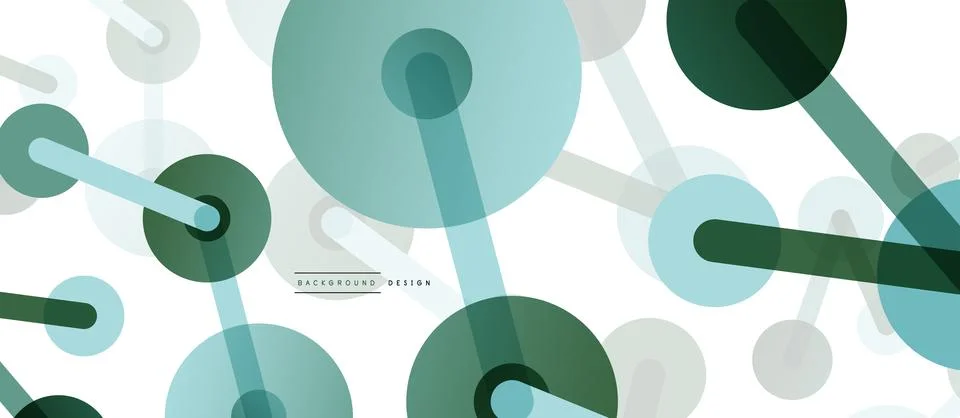 Network concept abstract background. Dots connection. Big data idea. Business Stock Illustration