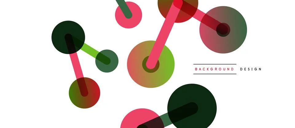 Network concept abstract background. Dots connection. Big data idea. Business Stock Illustration