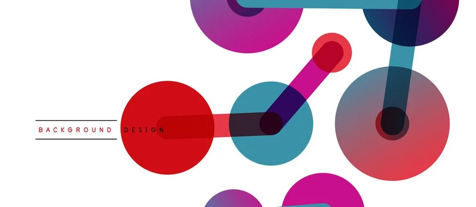 Network concept abstract background. Dots connection. Big data idea. Business Stock Illustration