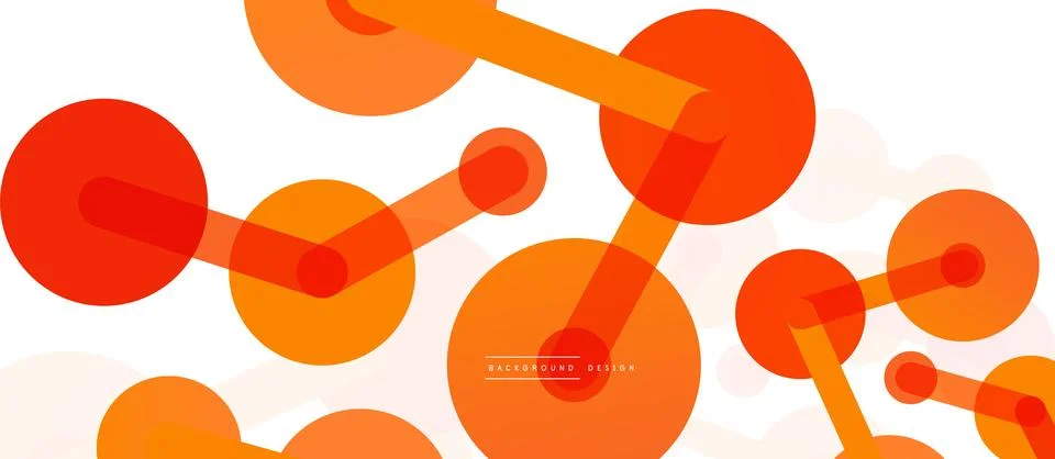 Network concept abstract background. Dots connection. Big data idea. Business Stock Illustration