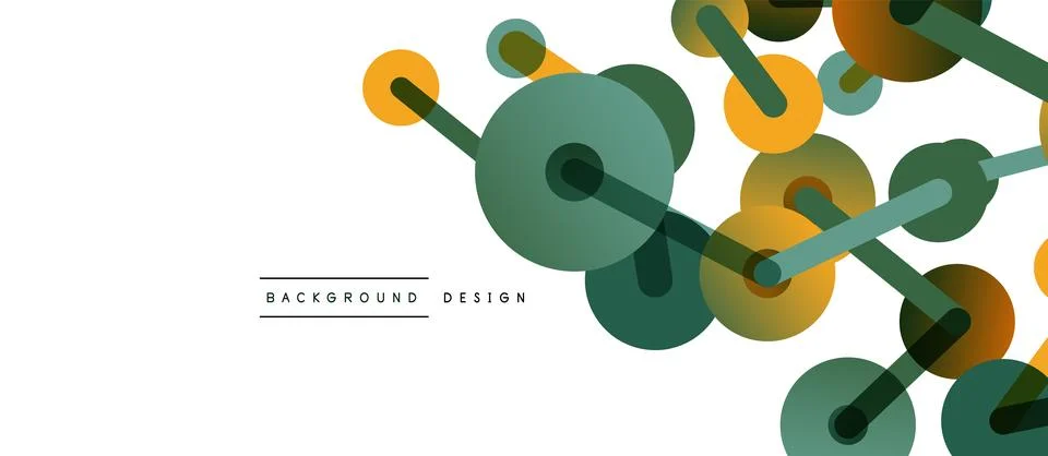 Network concept abstract background. Dots connection. Big data idea. Business Illustrazione stock