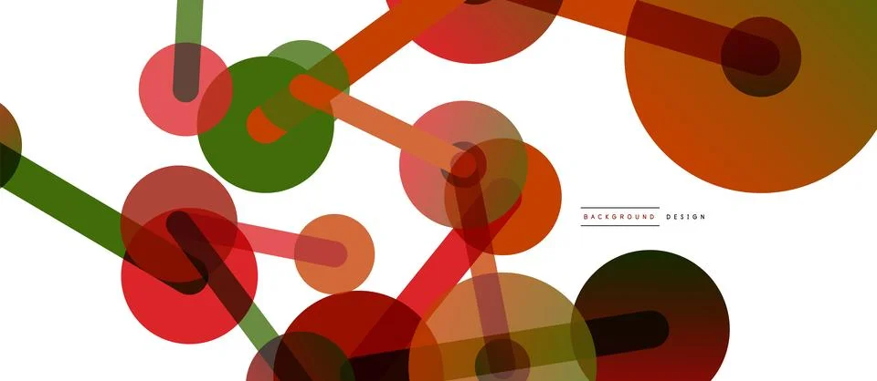 Network concept abstract background. Dots connection. Big data idea. Business Stock Illustration