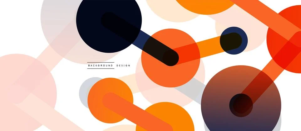 Network concept abstract background. Dots connection. Big data idea. Business Stock Illustration