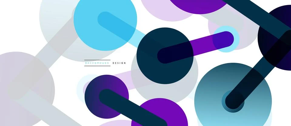 Network concept abstract background. Dots connection. Big data idea. Business Stock Illustration