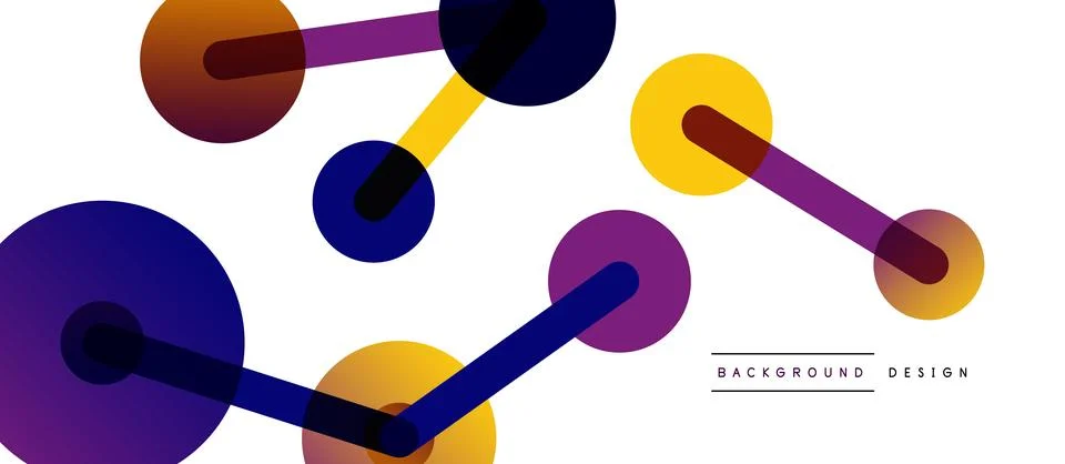 Network concept abstract background. Dots connection. Big data idea. Business Stock Illustration