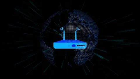 Network concept icon tech data wave on white background. Stock Illustration