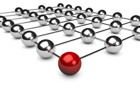 Network concept Stock-Illustration