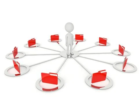 Network concept Stock Illustration