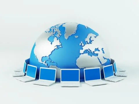 Network concept Illustrazione stock